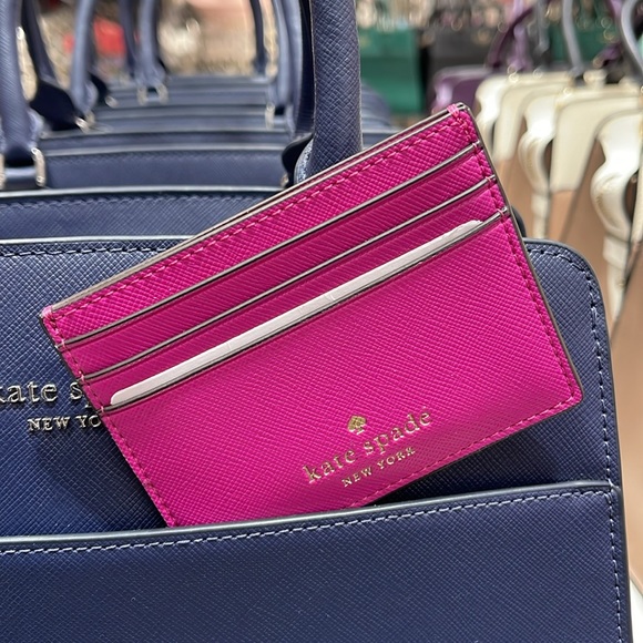 Kate Spade Schuyler Small Slim Card Holder
Baja Rose 
NWT - Picture 13 of 16